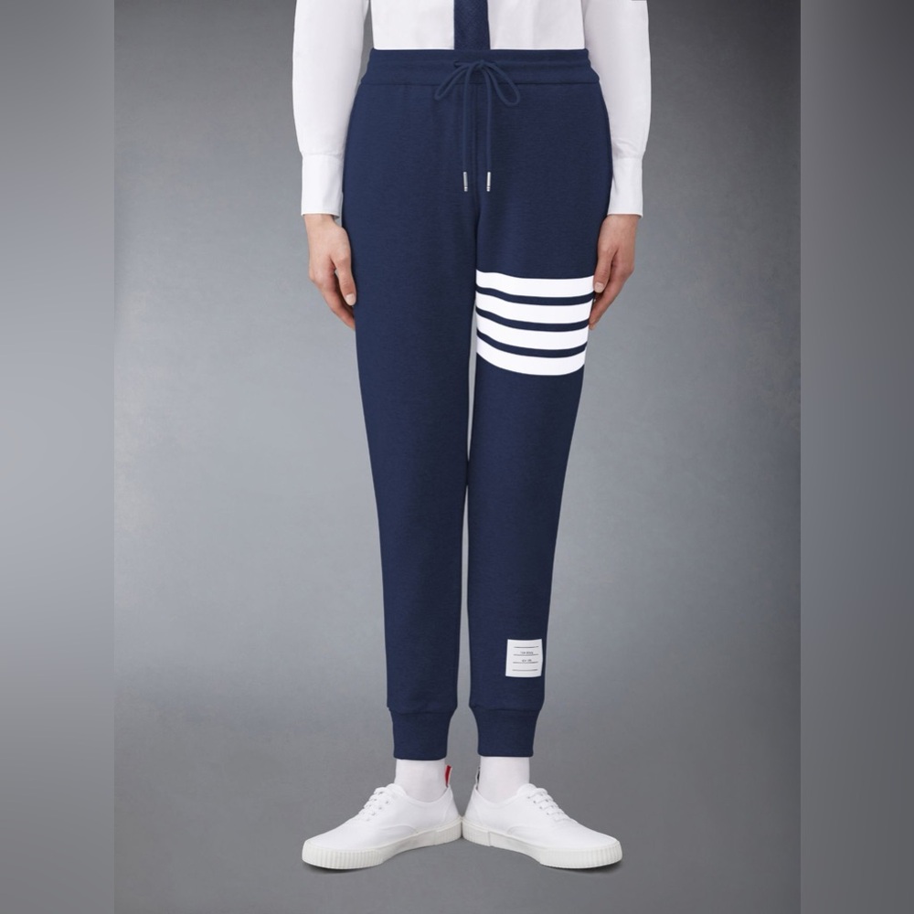 Thom Browne Classic Loopback 4-Bar Sweatpants NWT